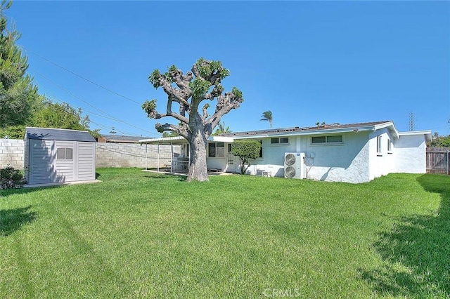 17109 E Orkney St, Azusa, CA 91702 - back of house with stucco siding and a shed