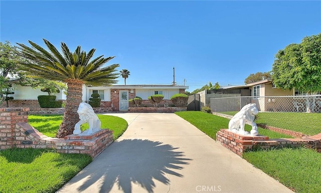 17109 E Orkney St, Azusa, CA 91702 - ranch-style house with concrete driveway and brick siding