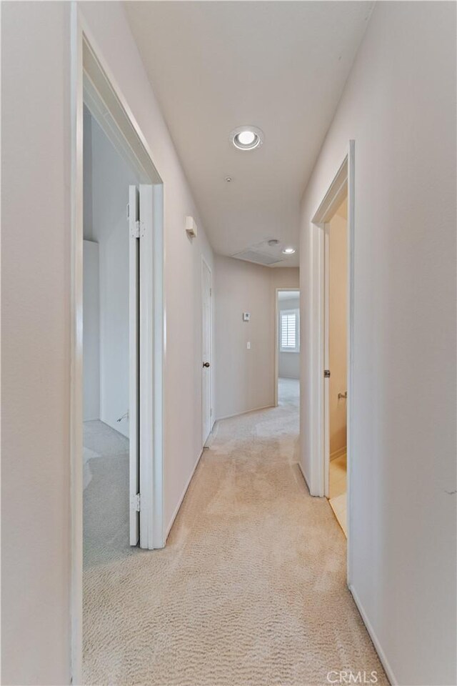 2547 Orange Ave Unit D, Costa Mesa, CA 92627 - hall featuring light colored carpet and recessed lighting