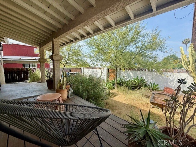 1186 Buelah Ave, City Terrace, CA 90063 - wooden deck featuring a fenced backyard