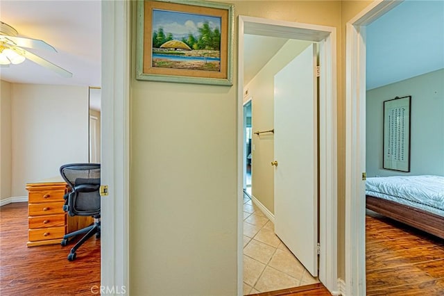 25312 Cassandra Ct, Mission Viejo, CA 92691 - hall with light wood finished floors and baseboards