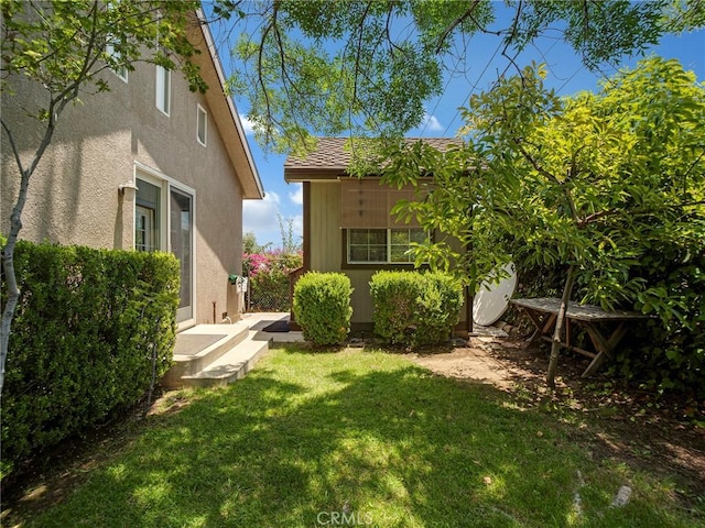 13815 Lexicon Ave, Sylmar, CA 91342 - view of green lawn with a storage shed