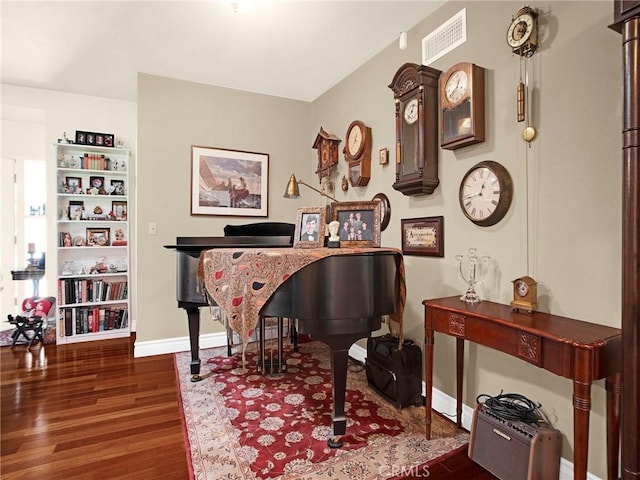 13815 Lexicon Ave, Sylmar, CA 91342 - sitting room with dark wood-type flooring and baseboards