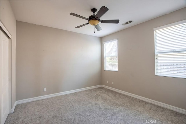 45118 Riverstone Ct, Temecula, CA 92592 - unfurnished bedroom with carpet floors, a closet, and a ceiling fan