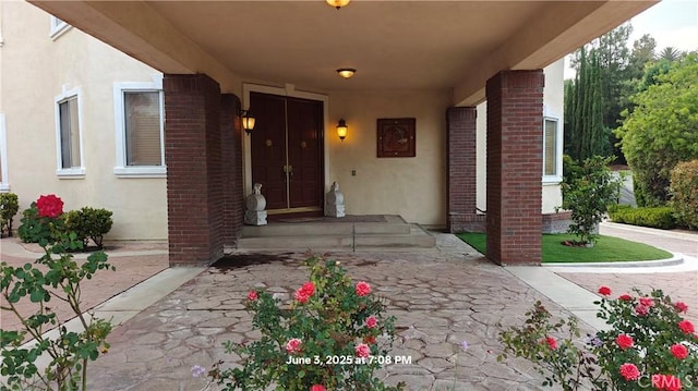 19910 Tennessee Trl, Walnut, CA 91789 - entrance to property featuring stucco siding and brick siding