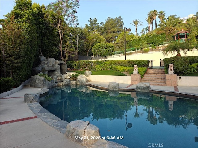 19910 Tennessee Trl, Walnut, CA 91789 - outdoor pool with stairway