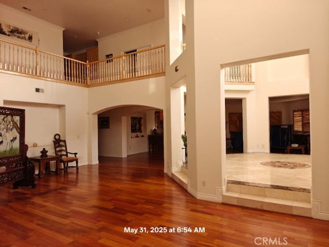19910 Tennessee Trl, Walnut, CA 91789 - building lobby featuring ornamental molding and a towering ceiling