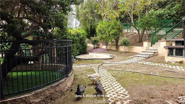 19910 Tennessee Trl, Walnut, CA 91789 - view of yard with stairs