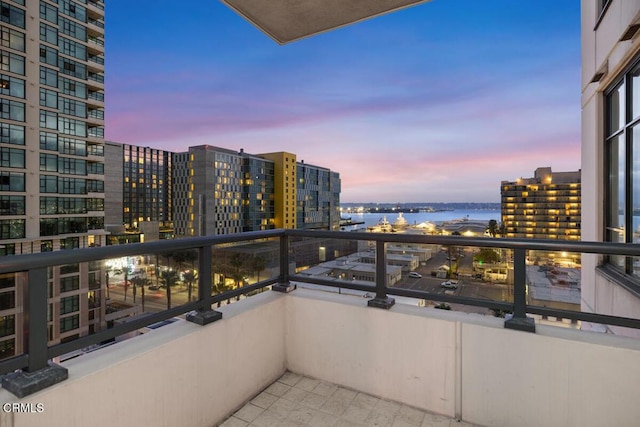1205 Pacific Hwy Unit 1005, San Diego, CA 92101 - balcony with a water view and a city view