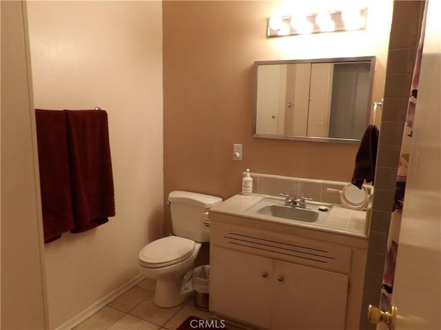 18735 Knapp St, Northridge, CA 91324 - bathroom featuring tile patterned floors and vanity