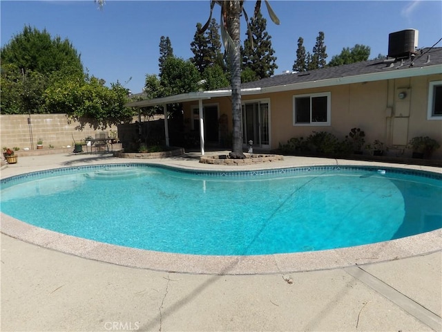 18735 Knapp St, Northridge, CA 91324 - view of swimming pool with a patio area