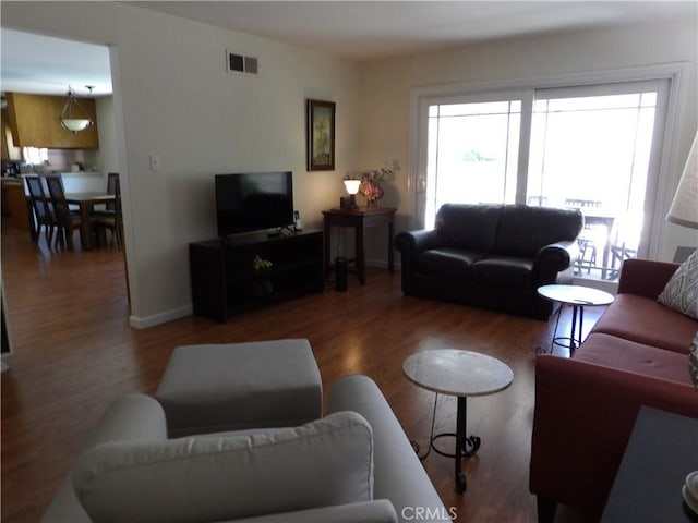 18735 Knapp St, Northridge, CA 91324 - living area featuring wood finished floors
