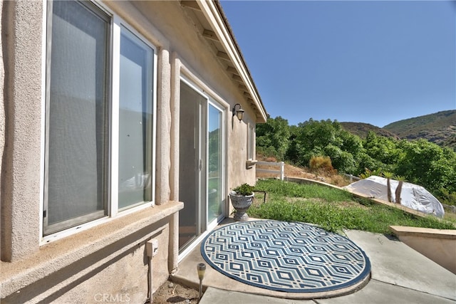 42768 El Calamar Rd, Temecula, CA 92590 - view of patio / terrace with a mountain view