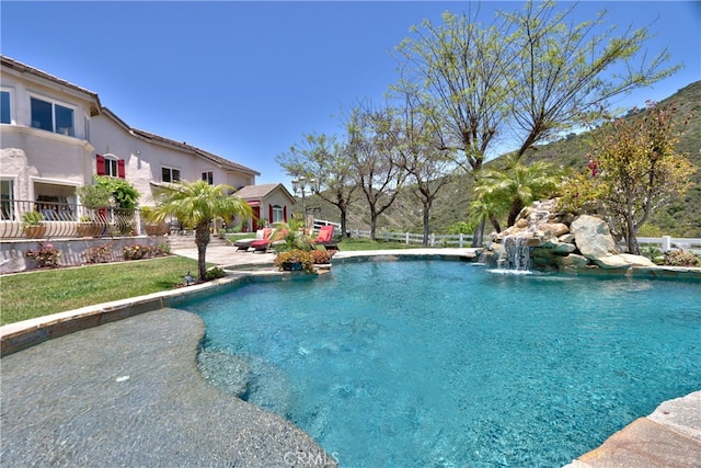 42768 El Calamar Rd, Temecula, CA 92590 - outdoor pool featuring a patio