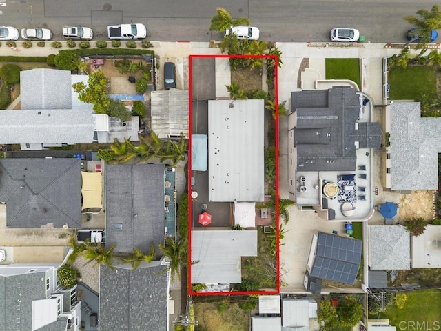 15254 Redwood Ave, Carlsbad, CA 92008 - aerial view of property and surrounding area featuring property parcel outlined