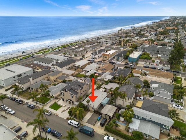 15254 Redwood Ave, Carlsbad, CA 92008 - aerial view of property and surrounding area with expansive beach and nearby suburban area