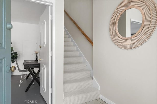 1715 Stanford Ave, Redondo Beach, CA 90278 - staircase with baseboards