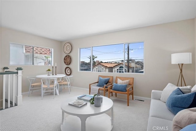 1715 Stanford Ave, Redondo Beach, CA 90278 - carpeted living room with baseboards