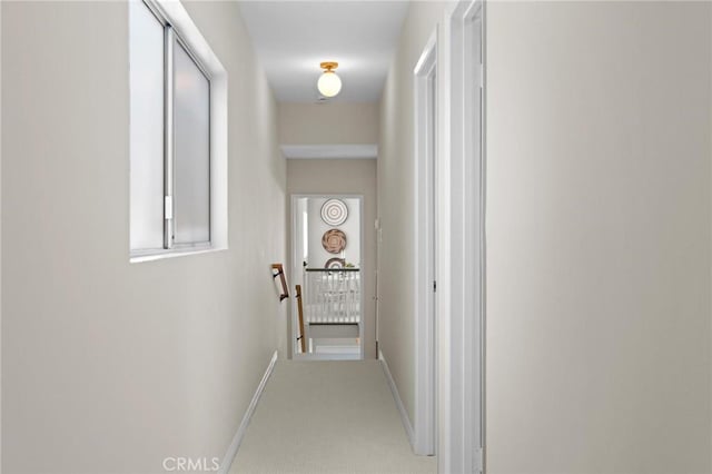 1715 Stanford Ave, Redondo Beach, CA 90278 - hallway with an upstairs landing and carpet