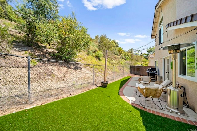 641 Hillhaven Dr, San Marcos, CA 92078 - fenced backyard featuring a patio