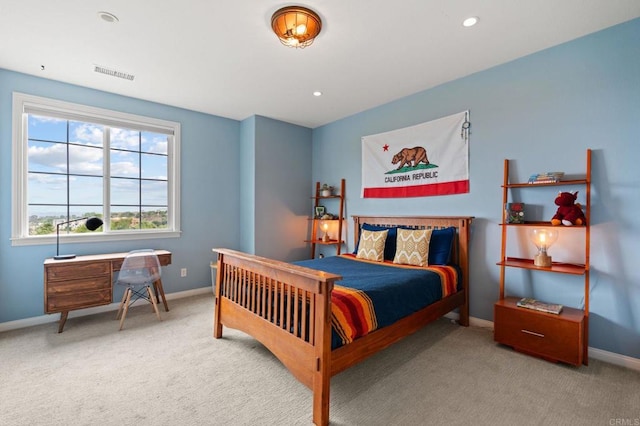 7691 Circulo Sequoia, Carlsbad, CA 92009 - carpeted bedroom with recessed lighting