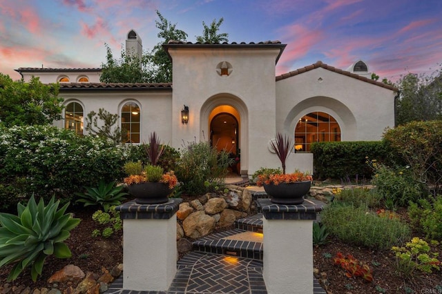 7691 Circulo Sequoia, Carlsbad, CA 92009 - mediterranean / spanish home with a tiled roof and stucco siding