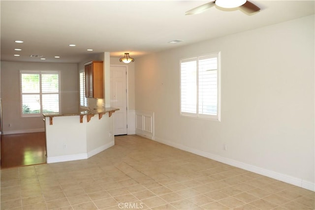 1573 Maple Valley St, Manteca, CA 95336 - spare room with a ceiling fan and recessed lighting