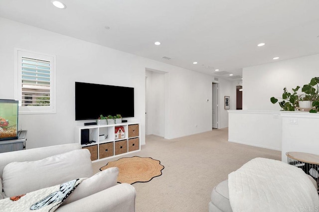 140 Unity Ln, San Marcos, CA 92078 - carpeted living area with recessed lighting