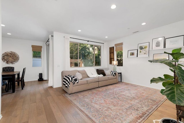 140 Unity Ln, San Marcos, CA 92078 - living area featuring recessed lighting and wood-type flooring