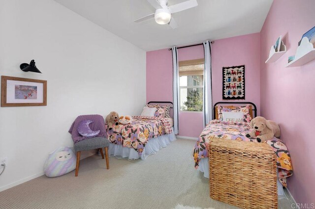 140 Unity Ln, San Marcos, CA 92078 - bedroom with carpet flooring and ceiling fan