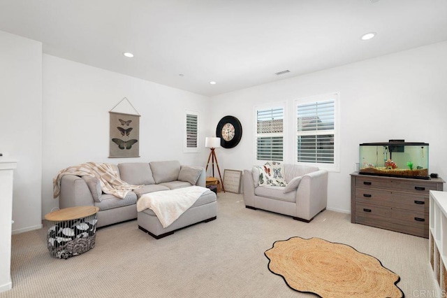 140 Unity Ln, San Marcos, CA 92078 - living room featuring light colored carpet and recessed lighting