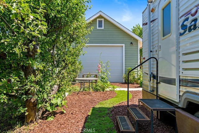 2645 Apple Ln, Julian, CA 92036 - view of yard featuring an outbuilding and a detached garage
