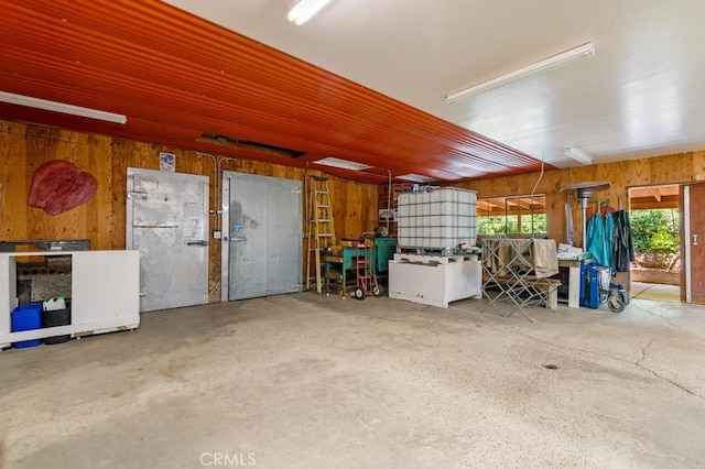 2645 Apple Ln, Julian, CA 92036 - garage featuring wooden walls