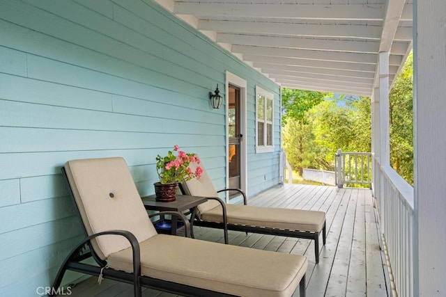2645 Apple Ln, Julian, CA 92036 - view of wooden deck