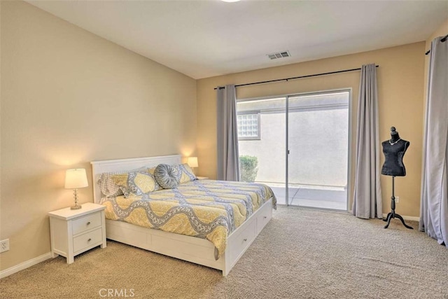 82756 Burnette Dr, Indio, CA 92201 - bedroom with access to outside and light carpet