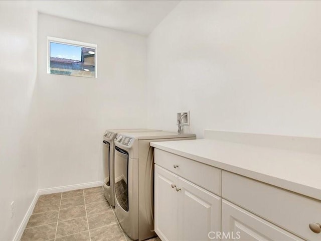 82676 Burnette Dr, Indio, CA 92201 - washroom featuring washer and clothes dryer and cabinet space