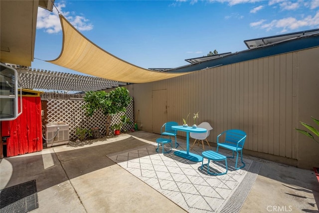 4481 Larwin Ave, Cypress, CA 90630 - view of patio with a pergola