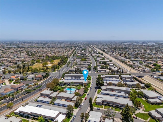4481 Larwin Ave, Cypress, CA 90630 - aerial view of a pool