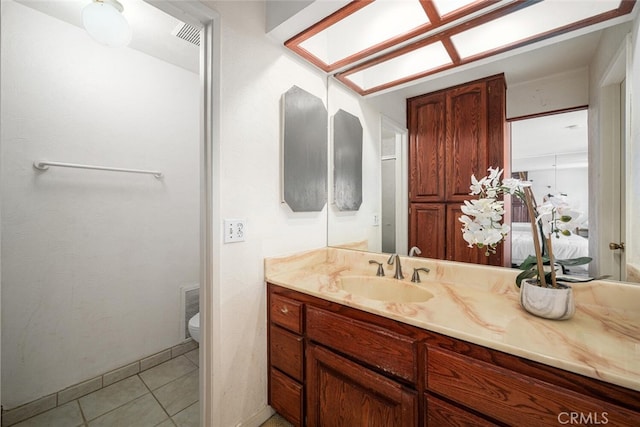 4481 Larwin Ave, Cypress, CA 90630 - bathroom with vanity and tile patterned floors