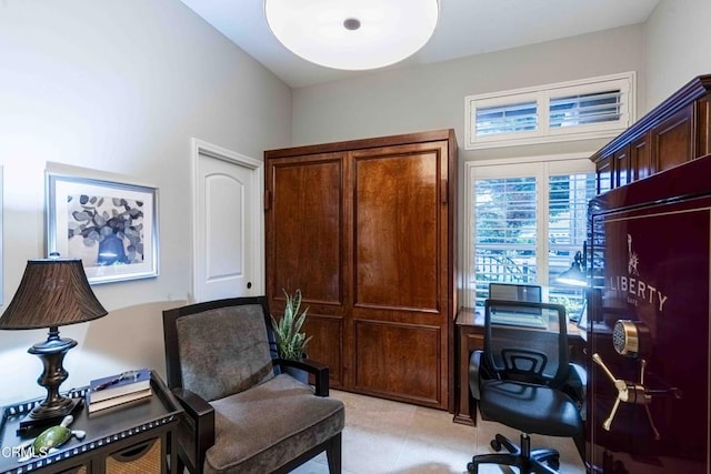 13115 Monarch Palm Ave, Bakersfield, CA 93314 - home office with light tile patterned floors