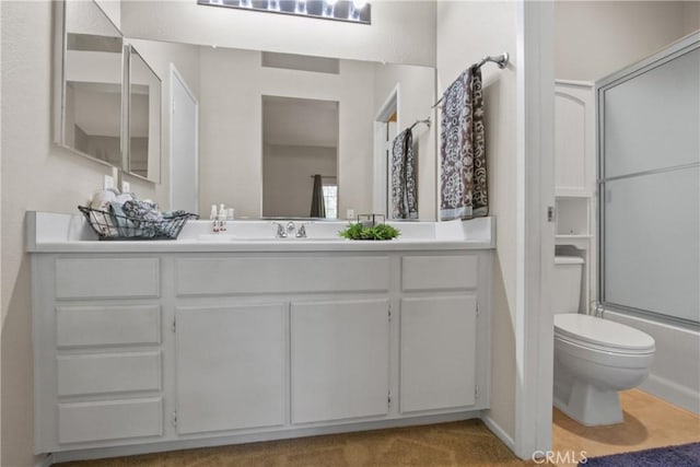 259 Gallery Way, Tustin, CA 92782 - bathroom with vanity and bath / shower combo with glass door