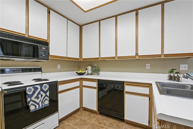 259 Gallery Way, Tustin, CA 92782 - kitchen with black appliances, light countertops, and white cabinets