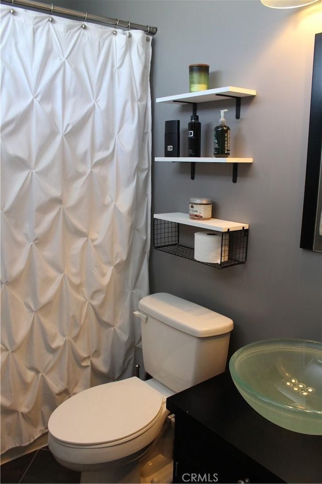 23266 Via Ronda, Mission Viejo, CA 92691 - bathroom with vanity and curtained shower