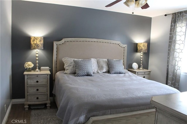 23266 Via Ronda, Mission Viejo, CA 92691 - bedroom featuring wood finished floors and a ceiling fan