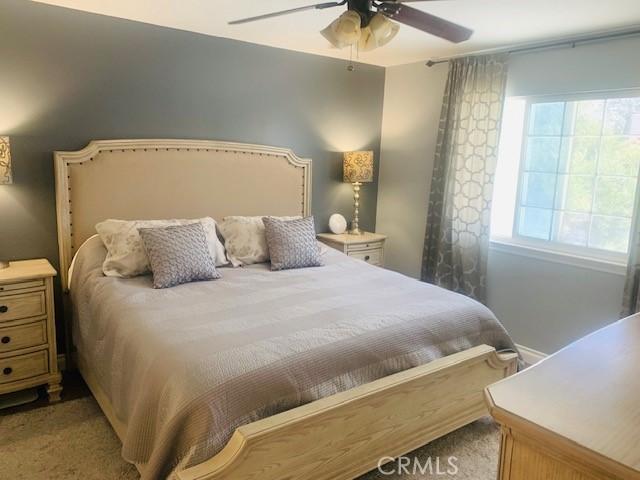 23266 Via Ronda, Mission Viejo, CA 92691 - carpeted bedroom with ceiling fan