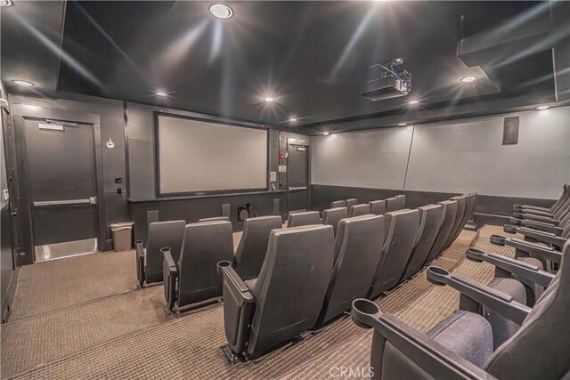 24595 Town Center Dr Unit 3205, Valencia, CA 91355 - carpeted cinema room featuring a decorative wall