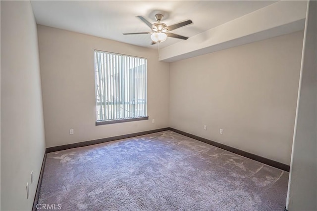 24595 Town Center Dr Unit 3205, Valencia, CA 91355 - carpeted empty room with ceiling fan and baseboards