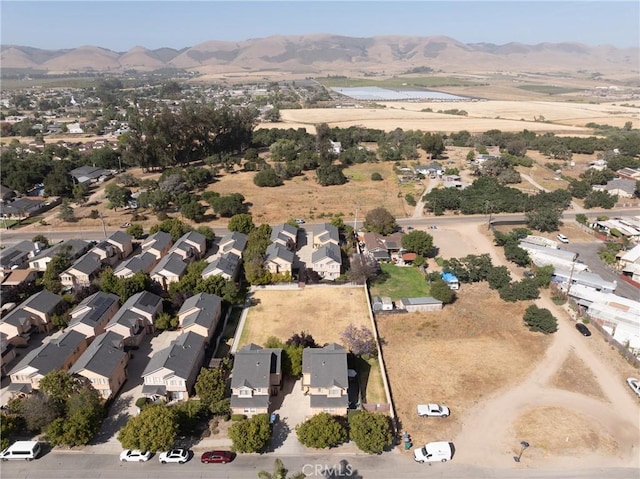 249 Colt Ln, Nipomo, CA 93444 - aerial overview of property's location with a mountainous background and nearby suburban area