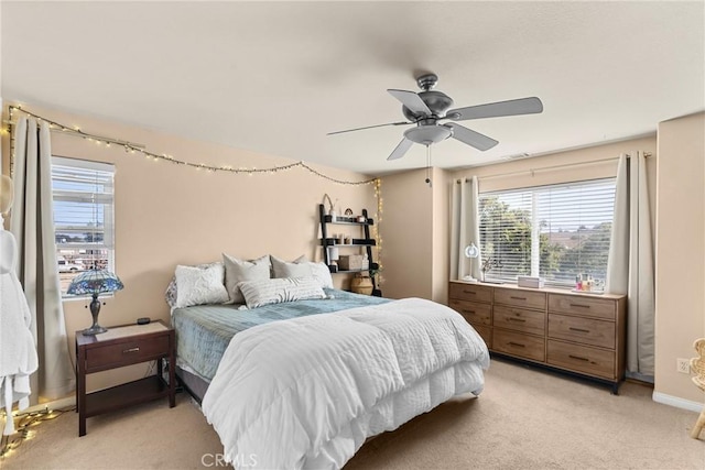 249 Colt Ln, Nipomo, CA 93444 - bedroom with light carpet and ceiling fan