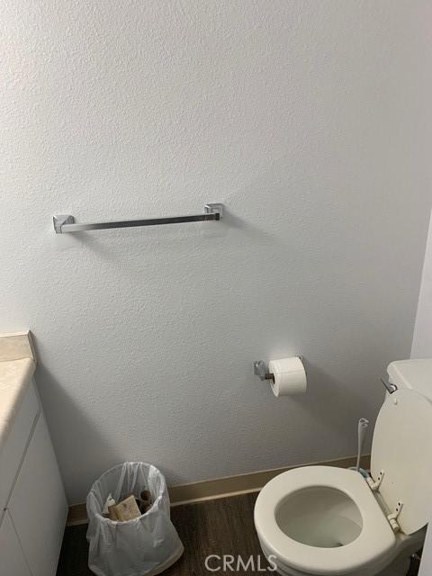 1317 W Cypress Ave Unit A2, Lompoc, CA 93436 - bathroom with vanity and wood finished floors
